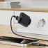 Мережевий зарядний пристрій ACEFAST A69 PD30W GaN (USB-A+USB-C) ultra-thin charger Black (6974316282709) (19908)