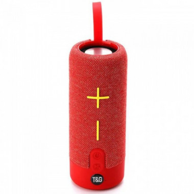 Портативная Bluetooth-колонка TG619C USB/TF с ремешком Красная (15018)