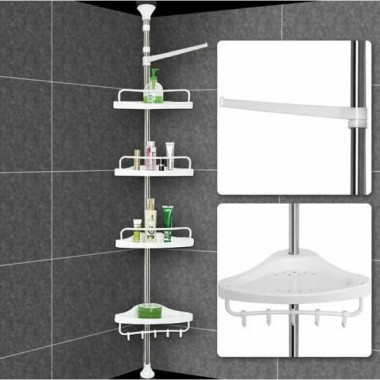 Угловая полка для ванной Multi Corner Shelf GY-188 (22018)