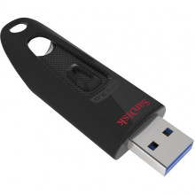 Флеш-накопичувач SanDisk USB 3.0 Ultra 64Gb (130Mb/s) Black (SDCZ48-064G-U46) (218)