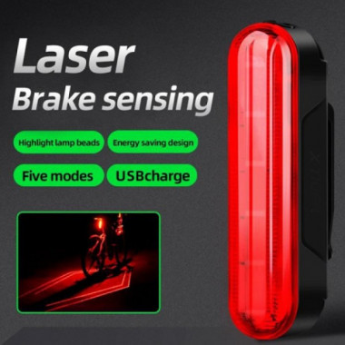 Велосипедный фонарь аккумуляторный LEADBIKE LD80-6LED с лазерной разметкой велофонарь (9318)