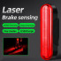 Велосипедный фонарь аккумуляторный LEADBIKE LD80-6LED с лазерной разметкой велофонарь (9318)