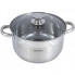 Каструля Ofenbach Casserole з нержавіючої сталі 6л зі скляною кришкою (1418)
