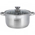 Каструля Ofenbach Casserole з нержавіючої сталі 6л зі скляною кришкою (1418)