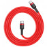 Кабель Baseus Cafule USB Cable Type-C-Type-C 3A 1m Red (CATKLF-G09) (19518)