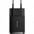 Мережевий зарядний пристрій Baseus Compact Charger 2U 10.5W EU Black (CCXJ010201) (518)