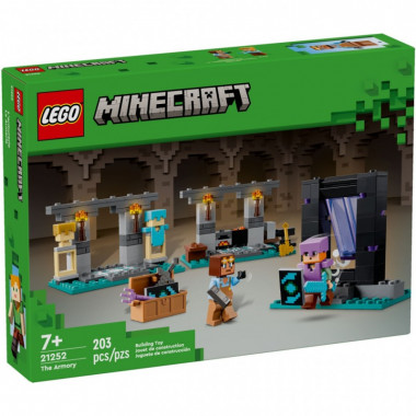 Конструктор LEGO Minecraft Оружейная мастерская 203 деталей (21252) (7618)