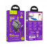 Мережевий зарядний пристрій з кабелем HOCO N34 Dazzling dual-port PD20W+QC3.0 charger set(C to iP) Transparent Black (6931474799173) (14718)