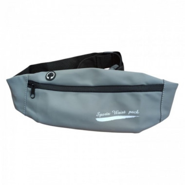 Спортивная сумка для бега Sport bag Бананка для пробежек Беговая поясная сумка Серая (17918)