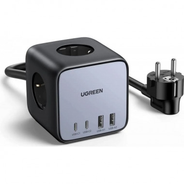 Мережевий зарядний пристрій UGREEN CD268 65W DigiNest Cube (2C2A) (UGR-60113) (UGR-60113) (18918)