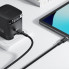 Кабель ACEFAST C22-02 USB-C to 2*USB-C 100W aluminum alloy charging data cable Black (6974316285120) (16328)