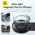 Автотримач для телефона Baseus PrimeTrip C02 Air Magnetic Car Mount Stick-on Type Cluster Black (C40182801113-01) (18328)