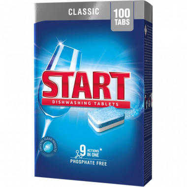 Таблетки для посудомоечных машин Start Classic 100 шт. (4820207100053) (7328)