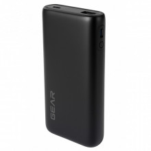 Батарея универсальная GEAR 20000mAh, PD/70W, black (DL203C) (16528)
