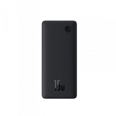 Зовнішній акумулятор Baseus Airpow Lite Power Bank 10000mAh 15W Cosmic Black (With Simple Series Data Cable USB to Type-C 30cm Black) (P10067500123-00) (528)
