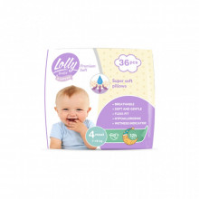 Подгузники Lolly Premium Soft 4 (7-18 кг) 36 шт (4820174981044) (7628)