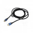 Кабель Vention Cotton Braided HDMI-A Male to Male HD v2.1 Cable 8K 2M Blue Aluminum Alloy Type (ALGLH) (ALGLH) (14728)