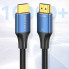 Кабель Vention Cotton Braided HDMI-A Male to Male HD v2.1 Cable 8K 2M Blue Aluminum Alloy Type (ALGLH) (ALGLH) (14728)