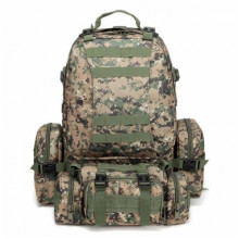 Рюкзак тактический военный с подсумками 55 л Tactical Backpack B08 Пиксель (17728)