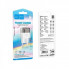 Мережевий зарядний пристрій HOCO C125A Transparent tribute single-port PD20W charger Transparent Black (6931474798336) (14928)