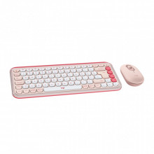 Комплект Logitech POP Icon Combo Bluetooth UA Rose (920-013142) (19138)