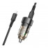 Автомобільний зарядний пристрій BOROFONE BZ20 Smart 38W dual port PD20W+QC3.0 car charger Transparent Black (6941991101564) (17438)