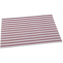 Килимок сервірувальний Renberg Vinyl Rug 30х45см, вініл, червона смуга (5438)