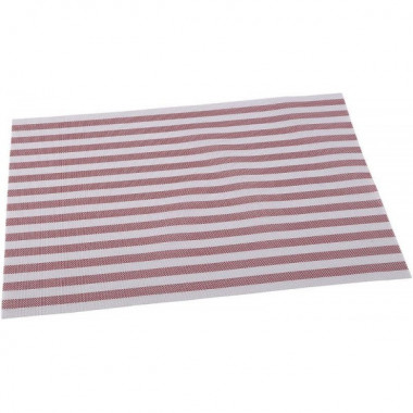 Килимок сервірувальний Renberg Vinyl Rug 30х45см, вініл, червона смуга (5438)