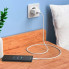 Мережевий зарядний пристрій з кабелем HOCO C106A Leisure single port charger set(Type-C) White (6931474783912) (538)