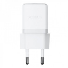 Мережевий зарядний пристрій Baseus Palm Fast Charger 1C 20W EU Moon White (with Baseus Mini White Cable USB-C to USB-C 60W (20V/3A) 1m Moon White) (P10111602213-01) (14738)