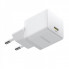 Мережевий зарядний пристрій Baseus Palm Fast Charger 1C 20W EU Moon White (with Baseus Mini White Cable USB-C to USB-C 60W (20V/3A) 1m Moon White) (P10111602213-01) (14738)