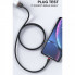 Кабель WUW-X203 USB Micro 2,4A 1m black (6972573336197) (19738)