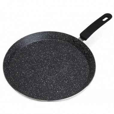 Сковорода для млинців Kamille Crepe Pan Marble Ø28см з мармуровим покриттям (738)