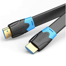 Кабель Vention Flat HDMI Cable 1.5M Black (AAKBG) (14938)