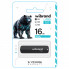 Флеш-накопичувач Wibrand USB 2.0 Grizzly 16Gb Black (WI2.0/GR16P3B) (48)