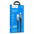 Кабель HOCO U119 USB to iP 2.4A, 1.2m, nylon, aluminum connectors, Black (6942007604987) (20148)
