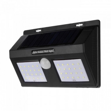 Светодиодный Навесной фонарь с датчиком движения Solar 1626A + solar 40 диодов (9148)