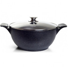 Каструля Fissman Grande 7.7л з антипригарним покриттям TouchStoneForte (1248)