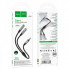 Аудіокабель HOCO UPA21 3.5mm male to 2*3.5mm female, nylon braid, 0.25m, Metal Gray (6931474766809) (15248)