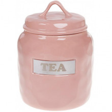 Банка фарфорова Necollie "Tea" 1500мл, рожева (2548)
