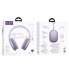 Бездротові накладні навушники HOCO W65 Plus Happy ANC BT headphones Purple (6942007650434) (8648)