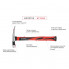 Молоток каменщика 510 г.,ручка из фибергласа INTERTOOL HT-0240 (17748)