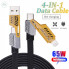 Кабель WUW-X207 USB 3 in 1 65W  black (6972573336524) (19748)