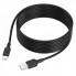 Кабель BOROFONE BX113 Lenny silicone charging data cable Type-C(L=3M) Black (6941991115554) (18948)