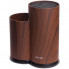 Колода для ножів Kamille Brash Stand Wood 22.5см пластикова подвійна (2948)