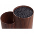 Колода для ножів Kamille Brash Stand Wood 22.5см пластикова подвійна (2948)