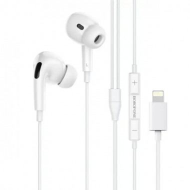 Навушники дротові HOCO M1 Pro Original (Lightning) White (6931474728609) (21058)