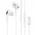 Навушники дротові HOCO M1 Pro Original (Lightning) White (6931474728609) (21058)