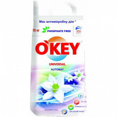 Стиральный порошок O'KEY Universal 10 кг (4820049381726) (22058)