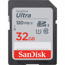 Карта памяти SanDisk 32GB SDHC class 10 Ultra (SDSDUN4-032G-GN6IN) (21258)